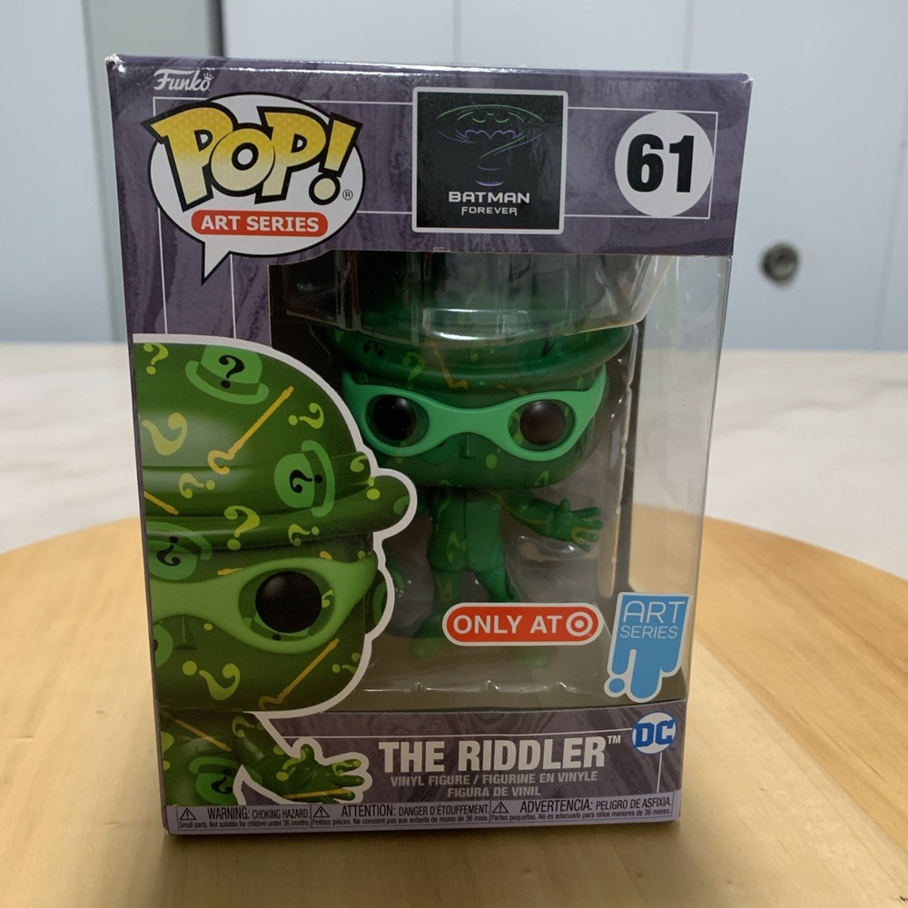 Funko Pop Art Series #61 Batman Forever The Riddler Target Exclusive w/protector